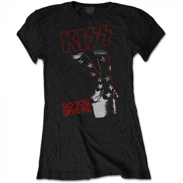 KISS Ladies T-Shirt: Do You Love Me [1]