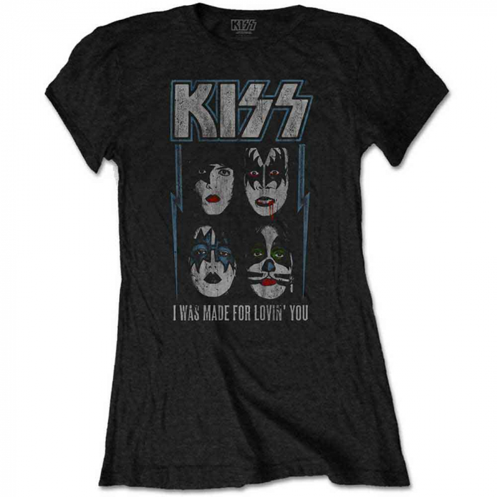 KISS Ladies T-Shirt: Made For Lovin' You [1]
