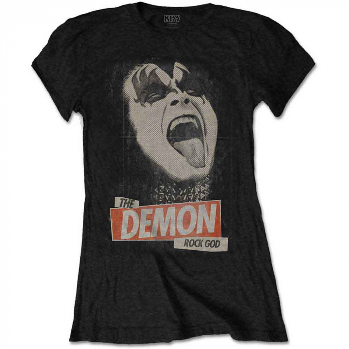KISS Ladies T-Shirt: The Demon Rock [1]