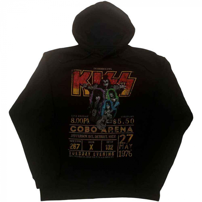 KISS Unisex Pullover Hoodie: Cobra Arena '76 [1]