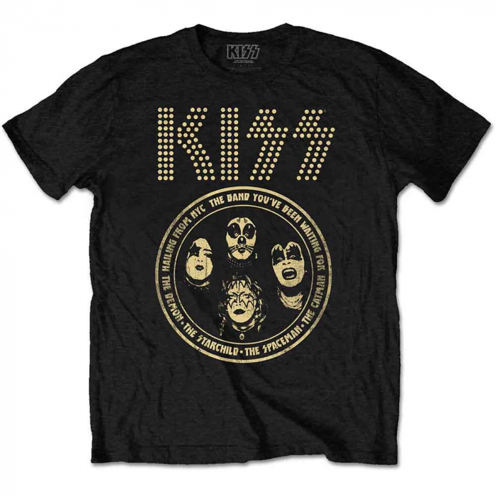 KISS Unisex T-Shirt: Band Circle [1]