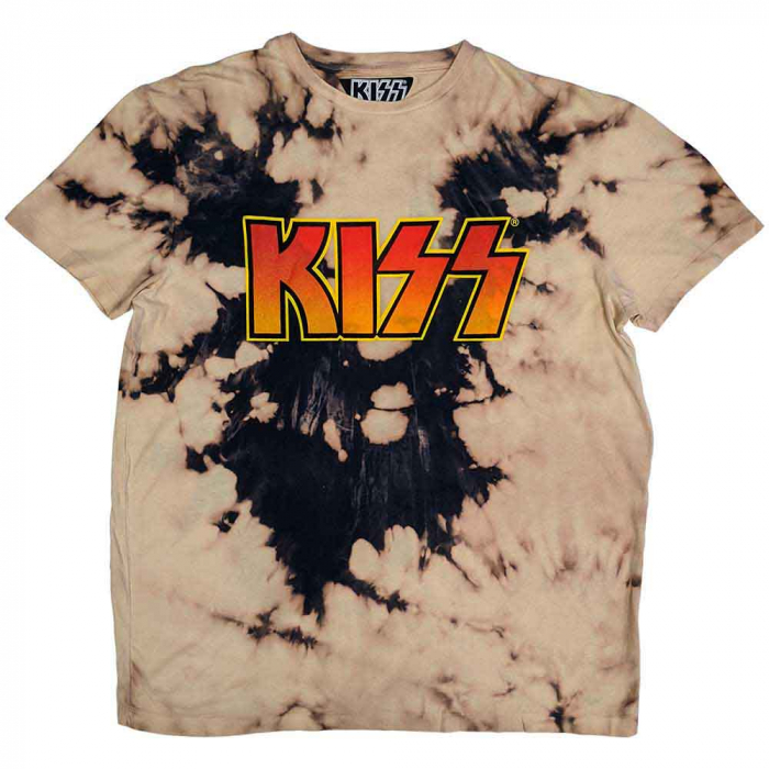 KISS Unisex T-Shirt: Classic Logo (Wash Collection) [1]