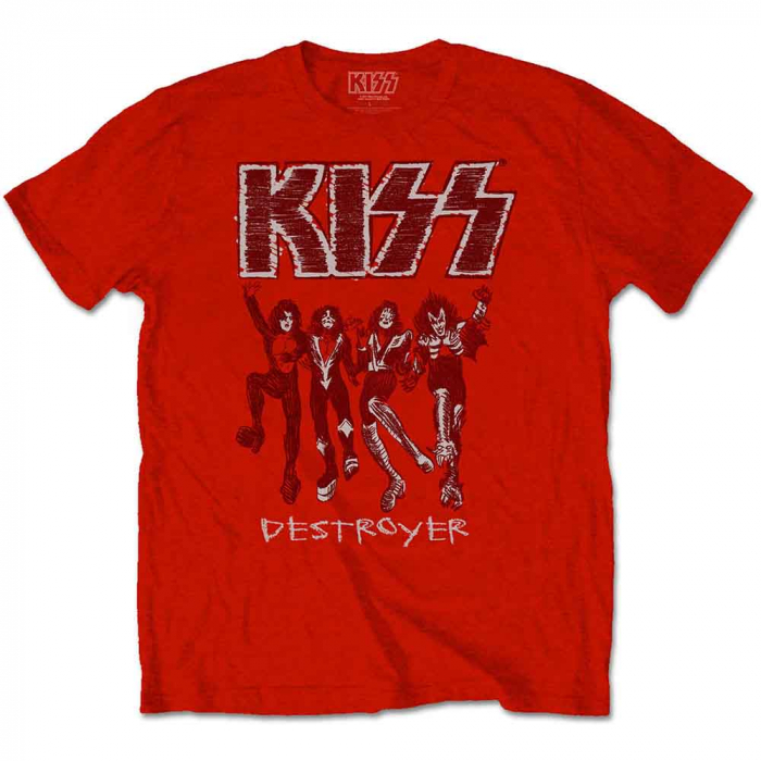 KISS Unisex T-Shirt: Destroyer Sketch [1]