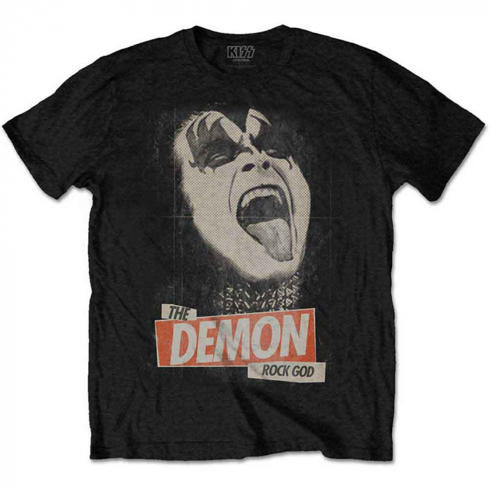 KISS Unisex T-Shirt: The Demon Rock [1]