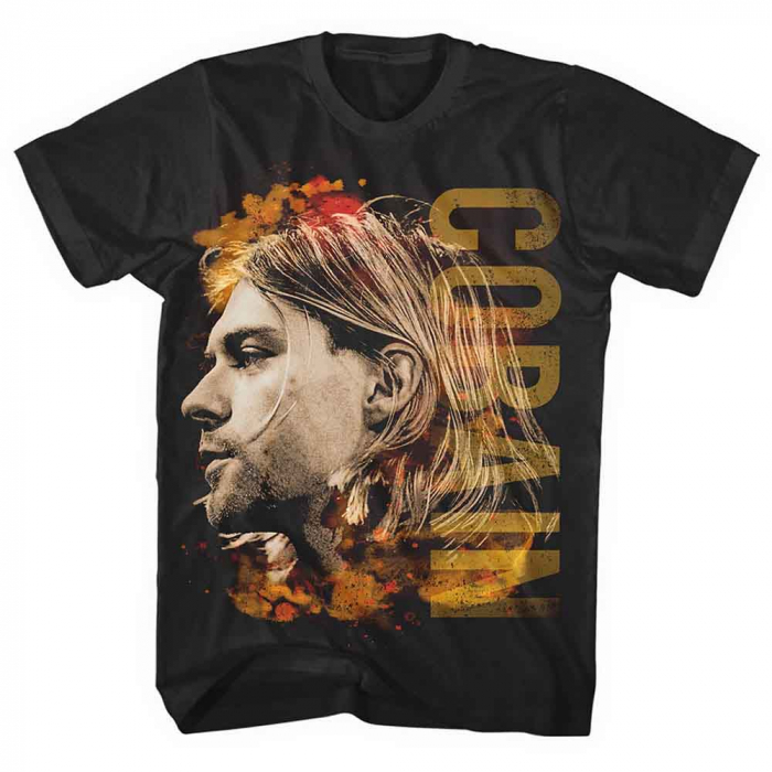 Kurt Cobain Unisex T-Shirt: Coloured Side View [1]