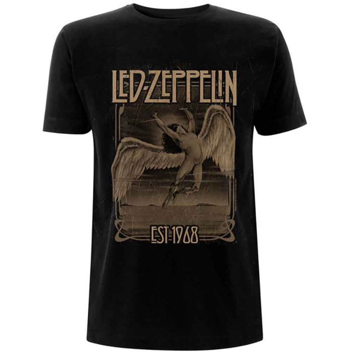 Led Zeppelin Unisex T-Shirt: Faded Falling [1]