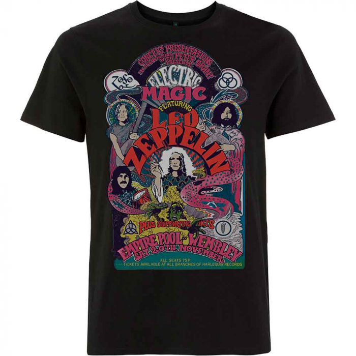 Led Zeppelin Unisex T-Shirt: Full Colour Electric Magic [1]