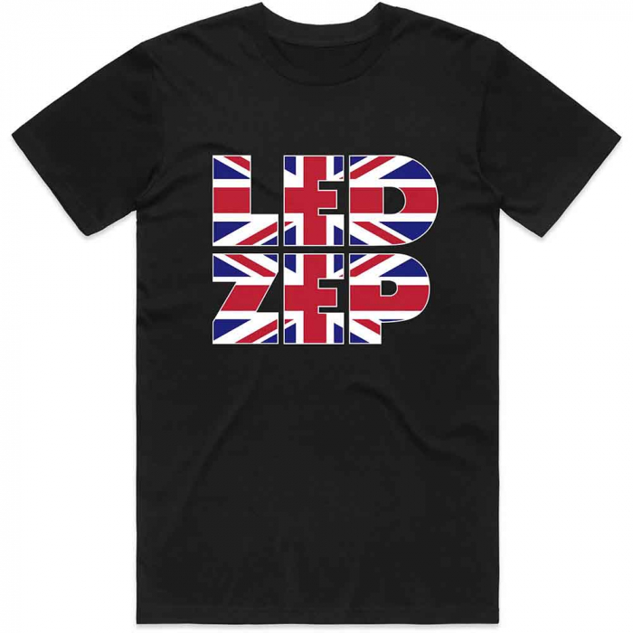 Led Zeppelin Unisex T-Shirt: Union Jack Type [1]
