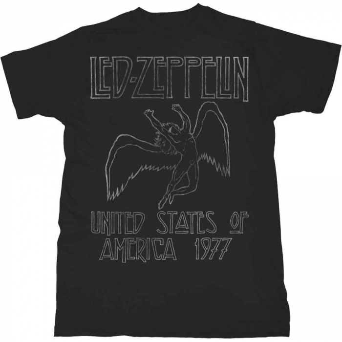 Led Zeppelin Unisex T-Shirt: USA '77. [1]