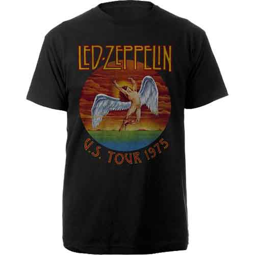 Led Zeppelin Unisex T-Shirt: USA Tour '75. [1]