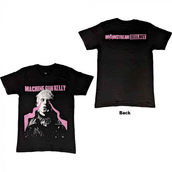 Machine Gun Kelly Unisex T-Shirt: Laser Eye (Back Print) [1]