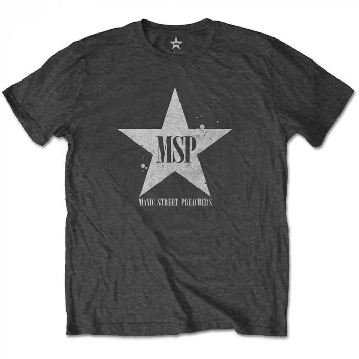Manic Street Preachers Unisex T-Shirt: Classic Distressed Star [1]