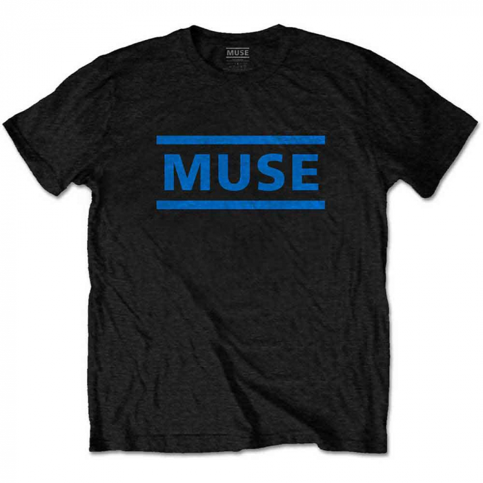 Muse Unisex T-Shirt: Dark Blue Logo [1]