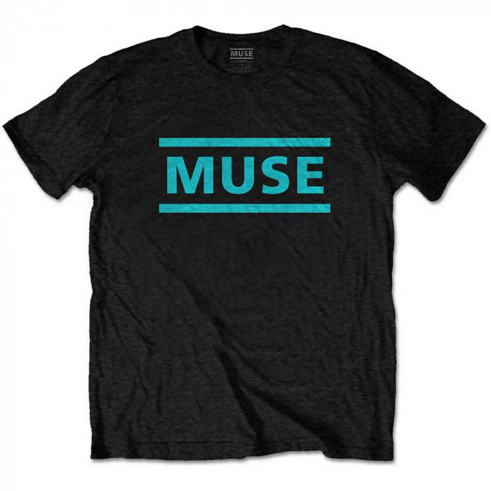Muse Unisex T-Shirt: Light Blue Logo [1]
