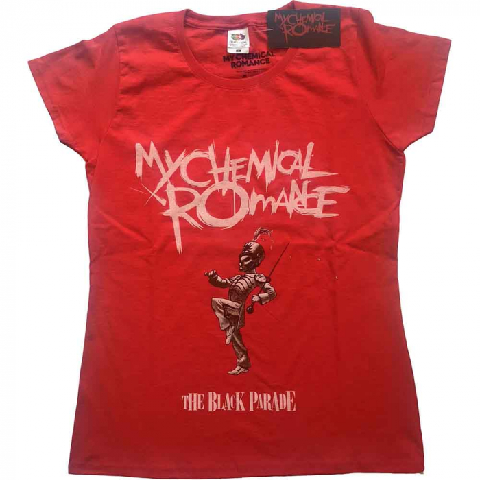 My Chemical Romance Ladies T-Shirt: The Black Parade Cover [1]