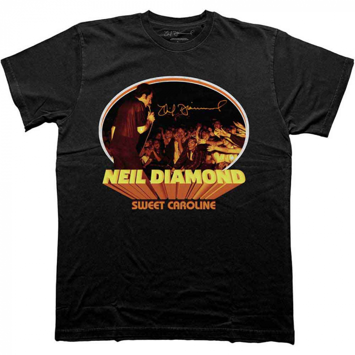 Neil Diamond Unisex T-Shirt: Sweet Caroline Oval [1]