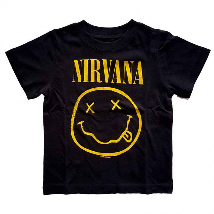 Nirvana Kids Toddler T-Shirt: Yellow Happy Face (18 Months) [1]
