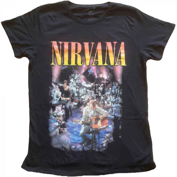 Nirvana Ladies T-Shirt: Unplugged Photo (8) [1]