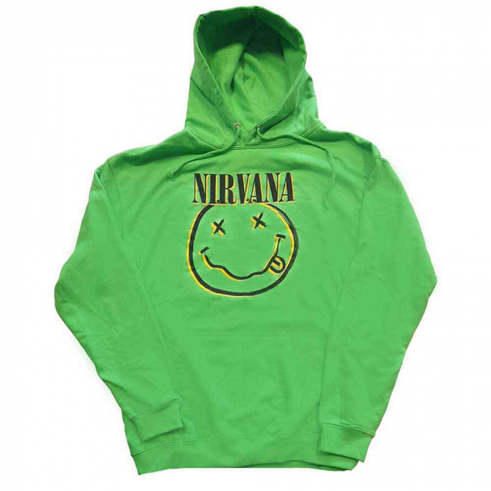 Nirvana Unisex Pullover Hoodie: Inverse Happy Face [1]