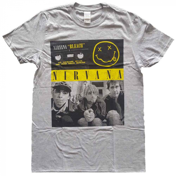 Nirvana Unisex T-Shirt: Bleach Cassettes [1]