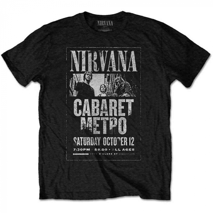 Nirvana Unisex T-Shirt: Cabaret Metro [1]