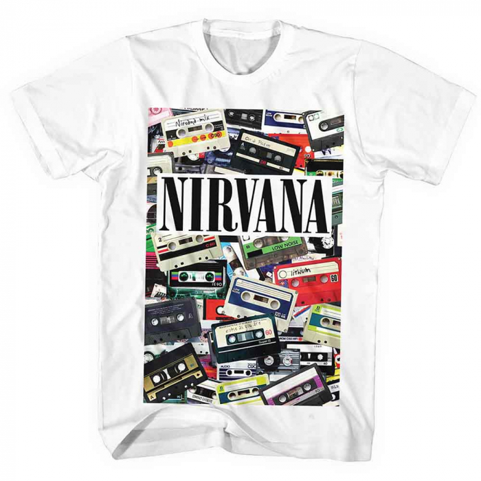 Nirvana Unisex T-Shirt: Cassettes [1]