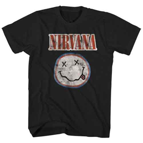 Nirvana Unisex T-Shirt: Distressed Logo [1]