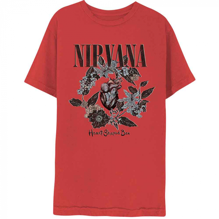 Nirvana Unisex T-Shirt: Heart Shape Box [1]