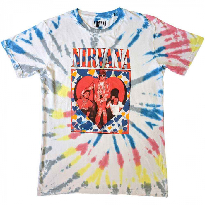 Nirvana Unisex T-Shirt: Heart (Wash Collection) [1]