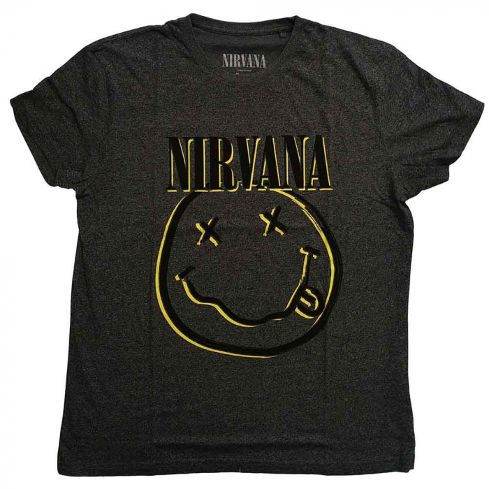 Nirvana Unisex T-Shirt: Inverse Happy Face [1]