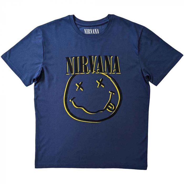 Nirvana Unisex T-Shirt: Inverse Happy Face [1]