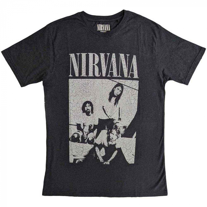 Nirvana Unisex T-Shirt: Sitting (Distressed) [1]