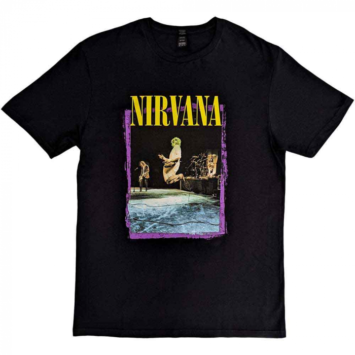 Nirvana Unisex T-Shirt: Stage Jump [1]