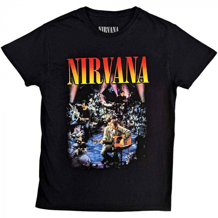Nirvana Unisex T-Shirt: Unplugged Photo [1]