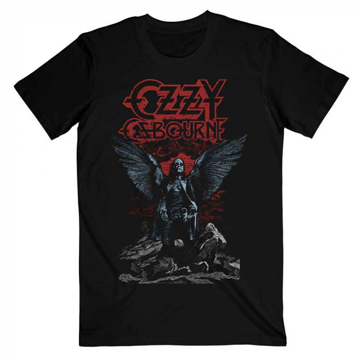 Ozzy Osbourne Unisex T-Shirt: Angel Wings [1]