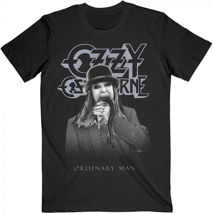 Ozzy Osbourne Unisex T-Shirt: Ordinary Man Snake Rayograph [1]