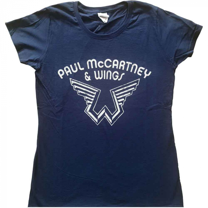 Paul McCartney Ladies T-Shirt: Wings Logo [1]