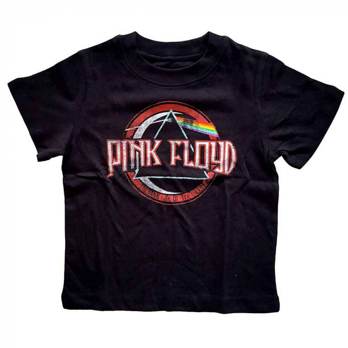 Pink Floyd Kids Toddler T-Shirt: Vintage Dark Side of the Moon Seal (12 Months) [1]