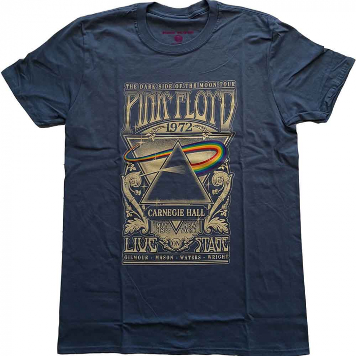 Pink Floyd Ladies T-Shirt: Carnegie Hall Poster [1]
