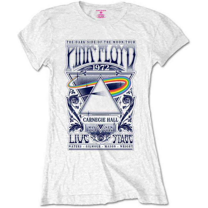 Pink Floyd Ladies T-Shirt: Carnegie Hall Poster (Retail Pack) [1]