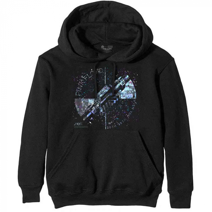 Pink Floyd Unisex Pullover Hoodie: Machine Greeting Blue [1]