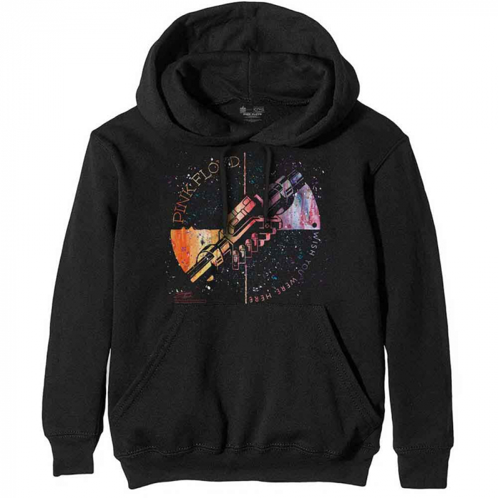 Pink Floyd Unisex Pullover Hoodie: Machine Greeting Orange [1]