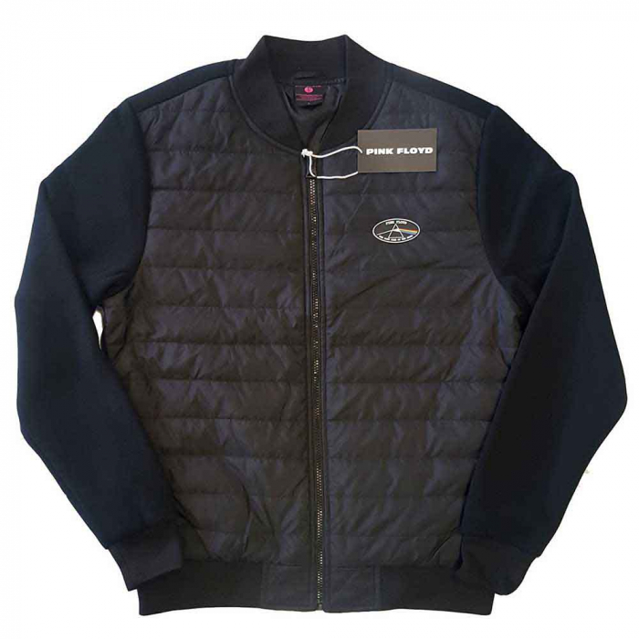 Pink Floyd Unisex Quilted Jacket: Dark Side of the Moon Oval [1]