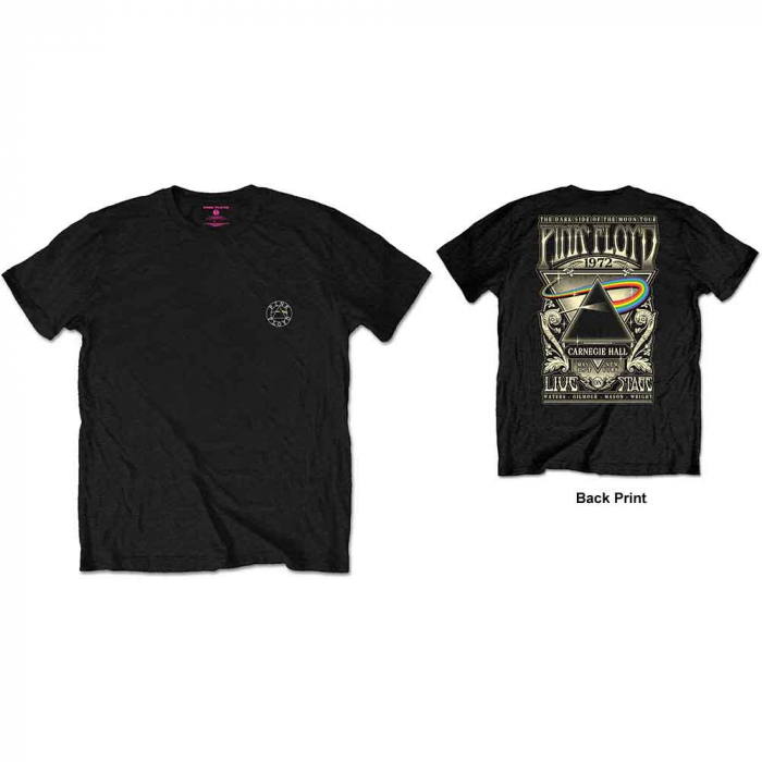 Pink Floyd Unisex T-Shirt: Carnegie Hall (Back Print/Retail Pack) [1]