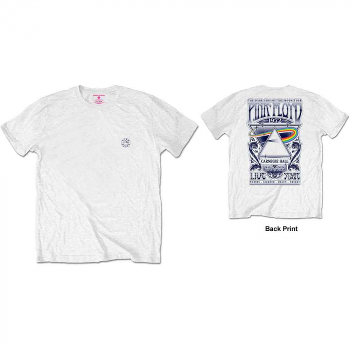 Pink Floyd Unisex T-Shirt: Carnegie Hall (Back Print/Retail Pack) [1]