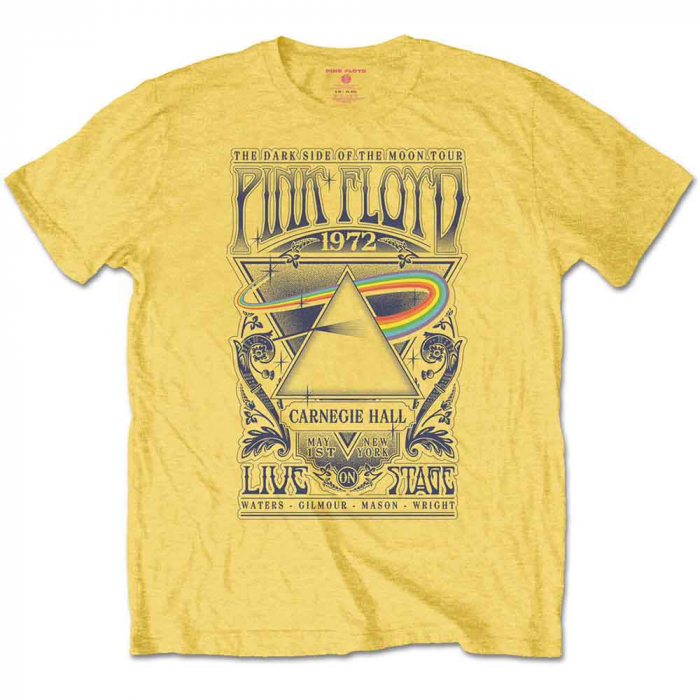 Pink Floyd Unisex T-Shirt: Carnegie Hall Poster [1]