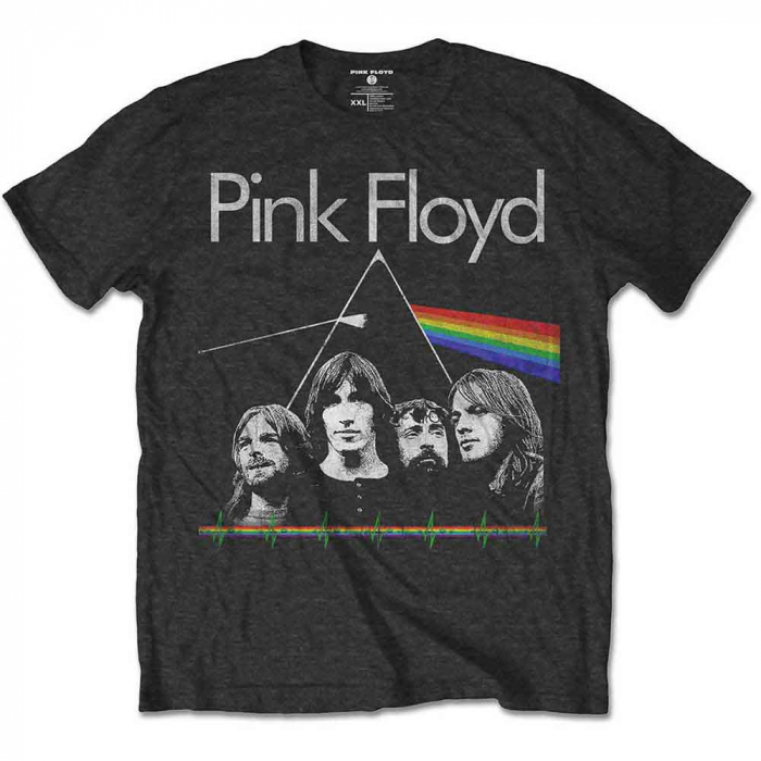 Pink Floyd Unisex T-Shirt: Dark Side of the Moon Band & Pulse [1]