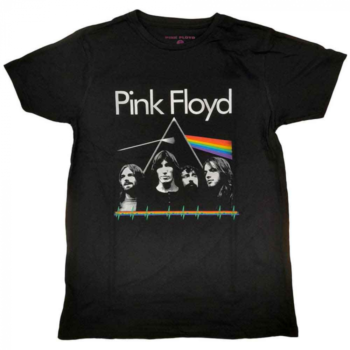 Pink Floyd Unisex T-Shirt: Dark Side of the Moon Band & Pulse [1]
