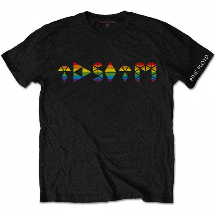 Pink Floyd Unisex T-Shirt: Dark Side Prism Initials [1]