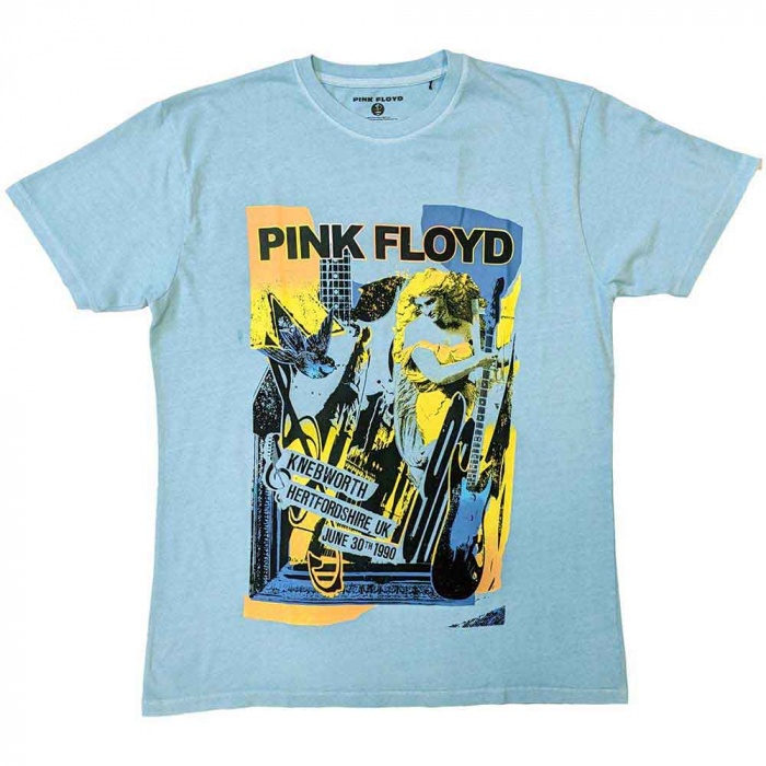 Pink Floyd Unisex T-Shirt: Knebworth Live (Wash Collection) [1]